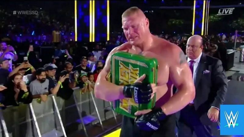 Not quite the night Lesnar expected!